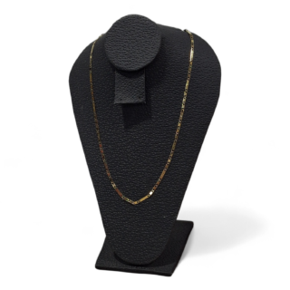 Cadena con Eslabones Planos Dorada en Acero Inoxidable