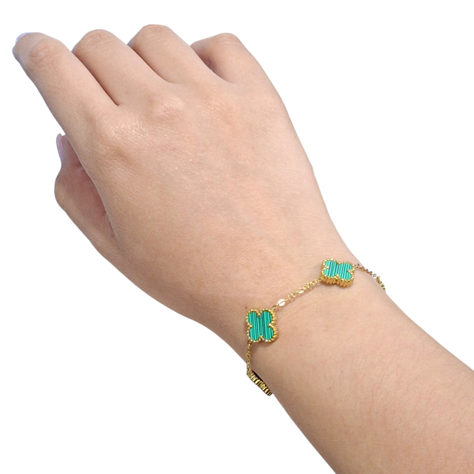 Pulsera Van Cleef en diferentes tonos, Acero Inoxidable - Imagen 3