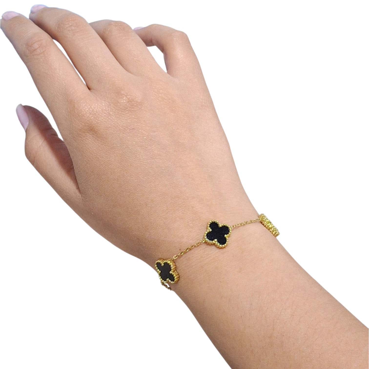 Pulsera Van Cleef en diferentes tonos, Acero Inoxidable - Imagen 4