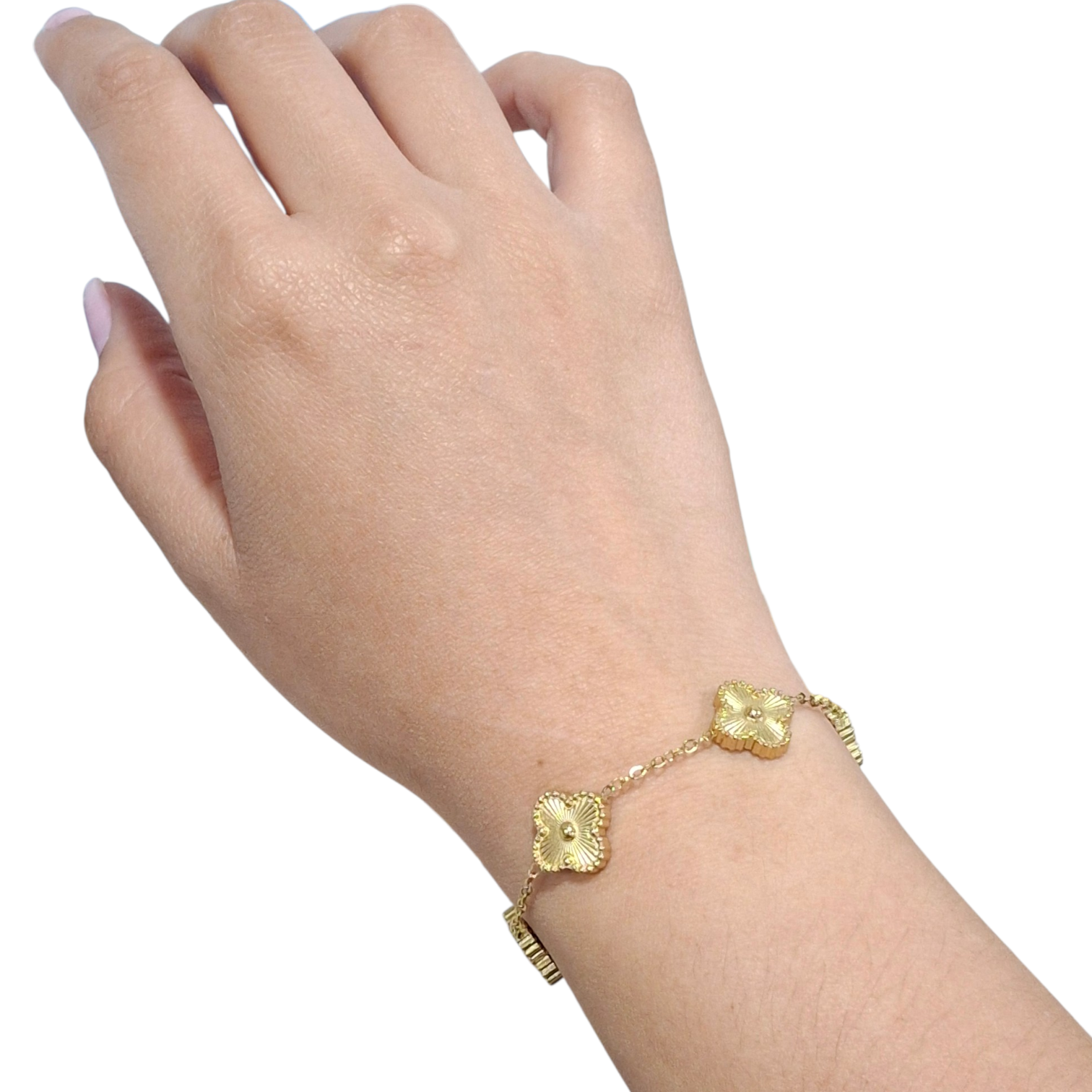 Pulsera Van Cleef en diferentes tonos, Acero Inoxidable - Imagen 5