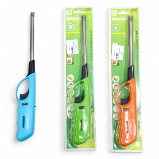 Encendedor largo a gas recargable MACAO