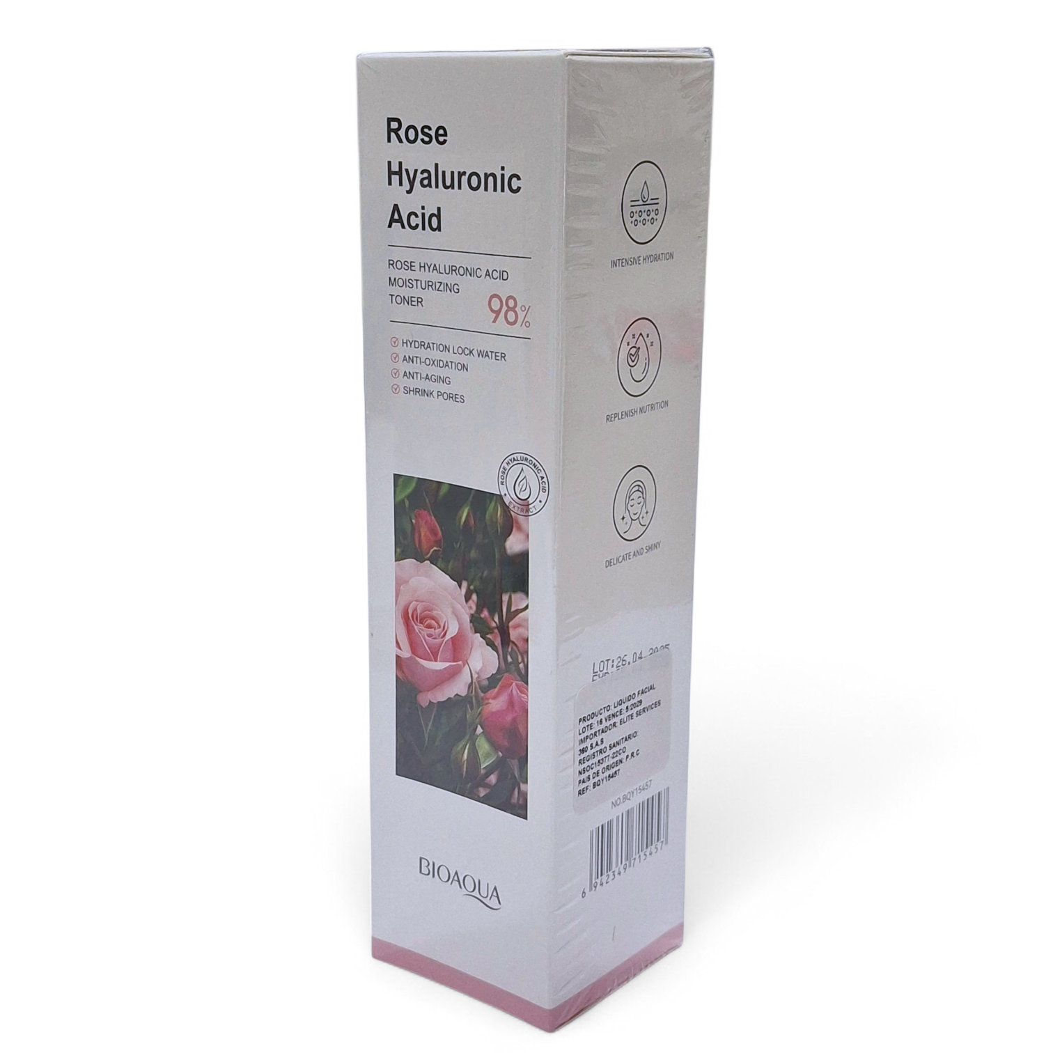 Tónico de Rosas + Ácido Hialurónico BIOAQUA 100ml