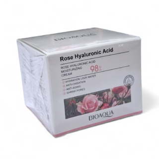 Crema Facial Rosas y Acido Hialuronico BIOAQUA 50g