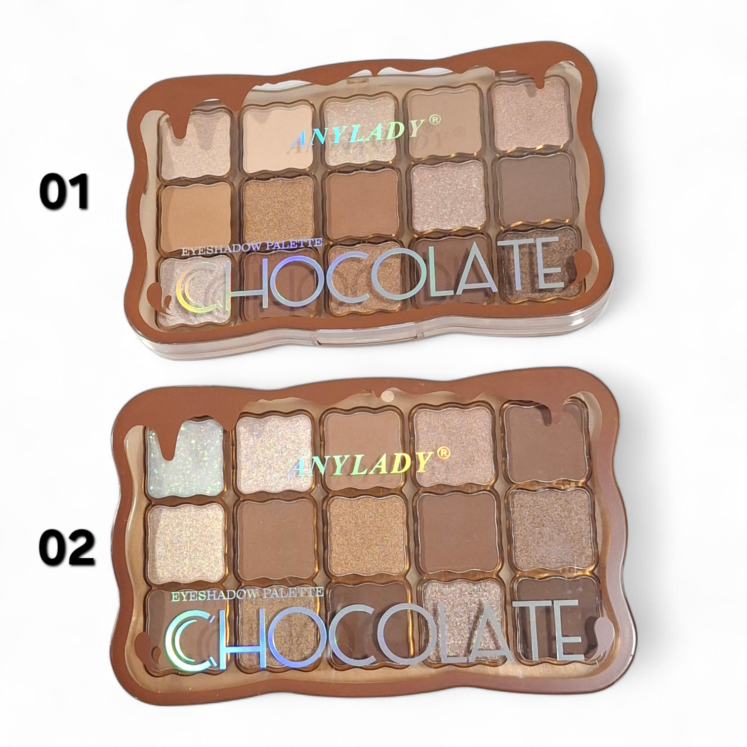 Paleta de Sombras Anylady Chocolate x15tonos - Imagen 2