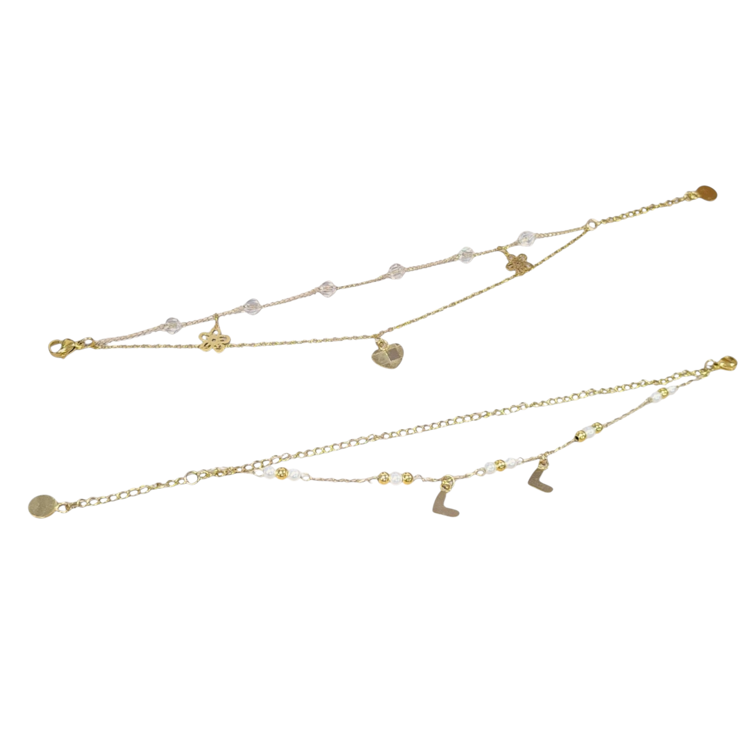 Pulsera Doble 2 Referencias en Acero Inoxidable